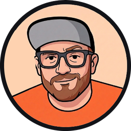 Illustrated portrait of Thomas in his racing wheelchair